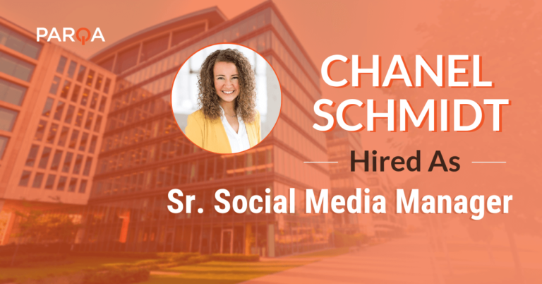 Chanel Schmidt Hired as Sr. Social Media Manager